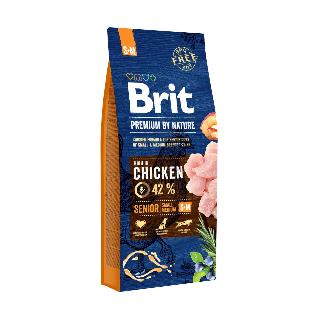 Brit Premium Senior S+M Kurczak dla psów
