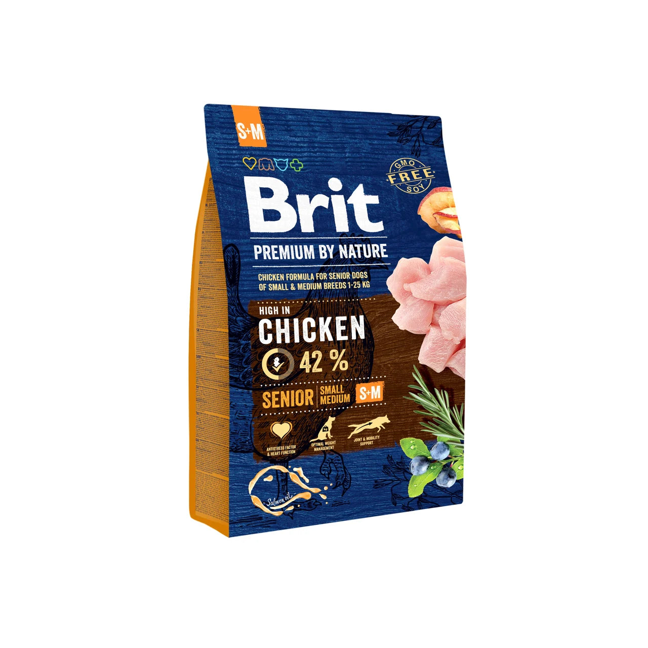 Brit Premium Senior S+M Kurczak dla psów