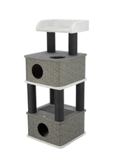 Drapak stojący Almira 128 cm dla kota z legowiskiem