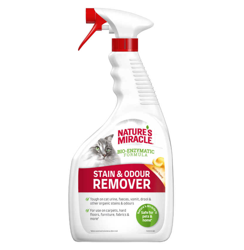 Płyn Nature’s Miracle na plamy i zapach kota 946ml