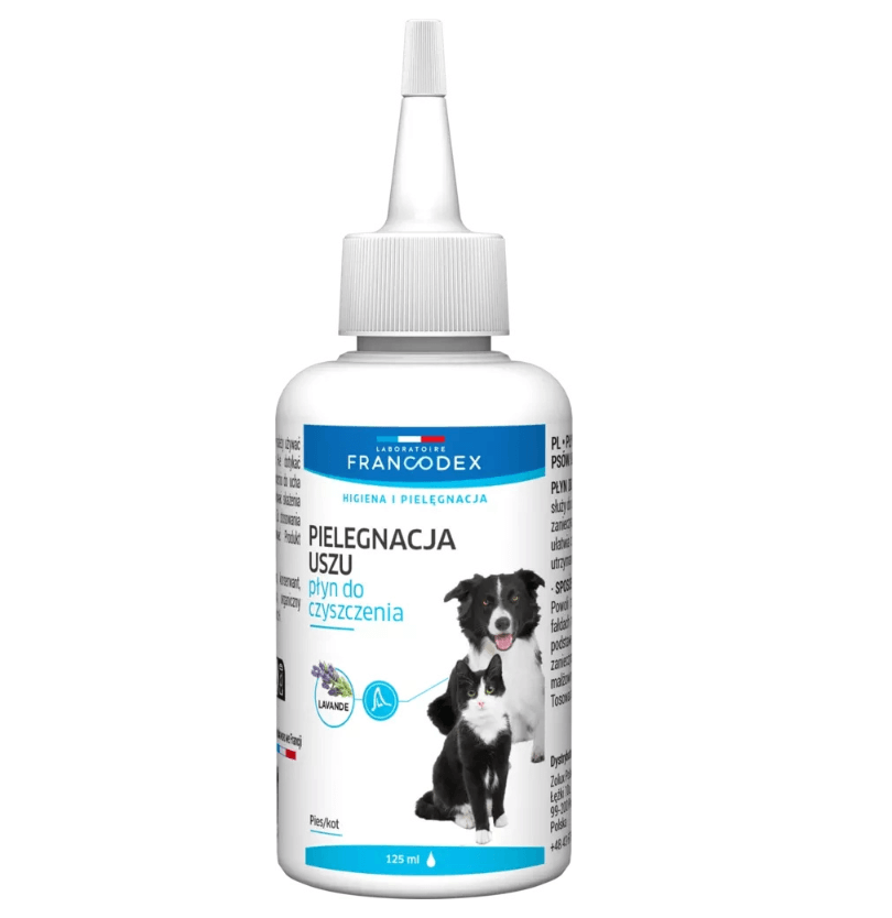 FRANCODEX Płyn do mycia uszu psów i kotów 125 ml