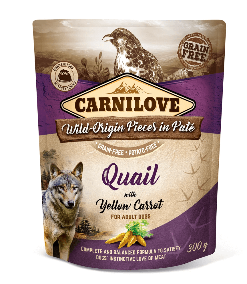 Carnilove Quail & Yellow Carrot 300g – karma dla psa