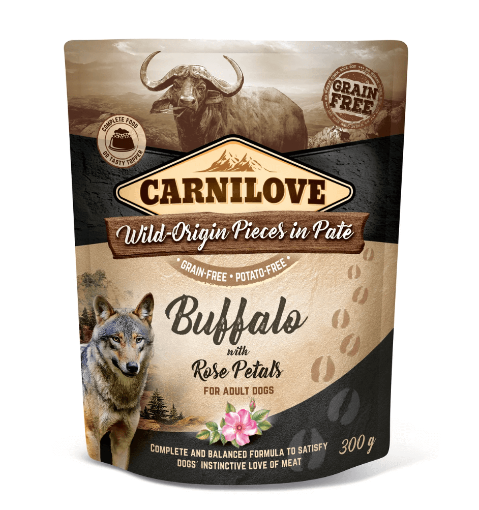 Carnilove Bawół & Róża 300g – karma dla dorosłych psów