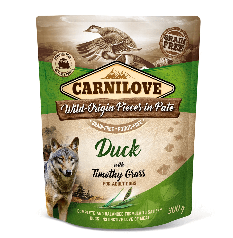 Carnilove Duck & Tymothy Grass 300g – karma mokra dla psa