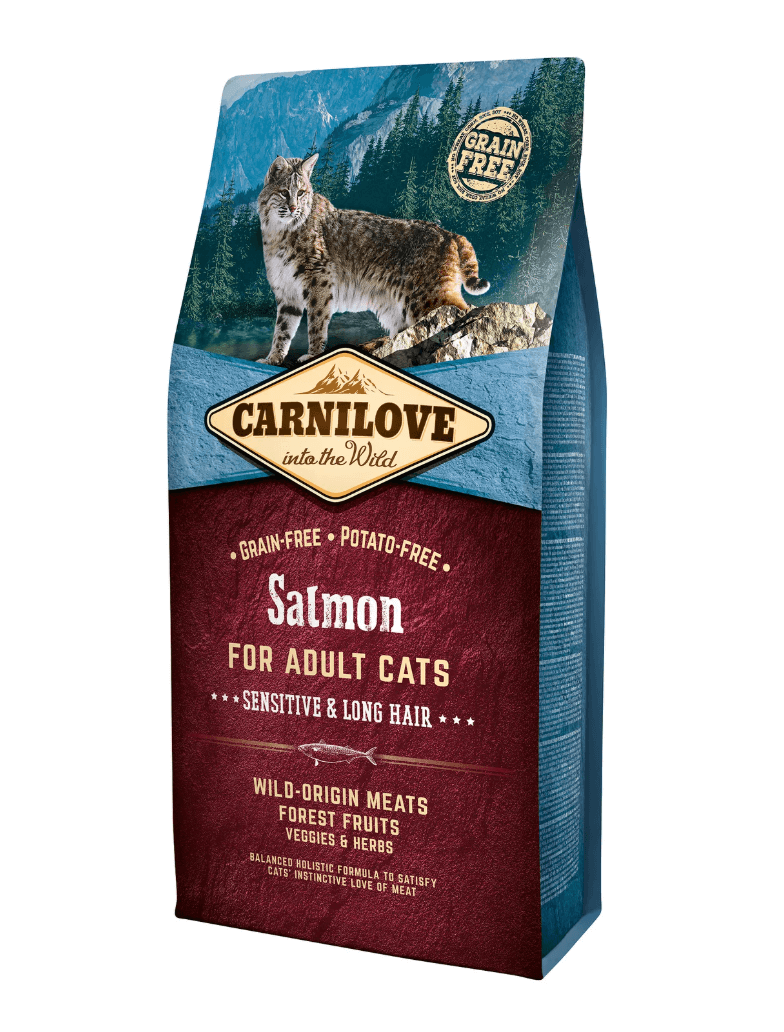 Carnilove Salmon karma dla kotów wrażliwych i długowłosych