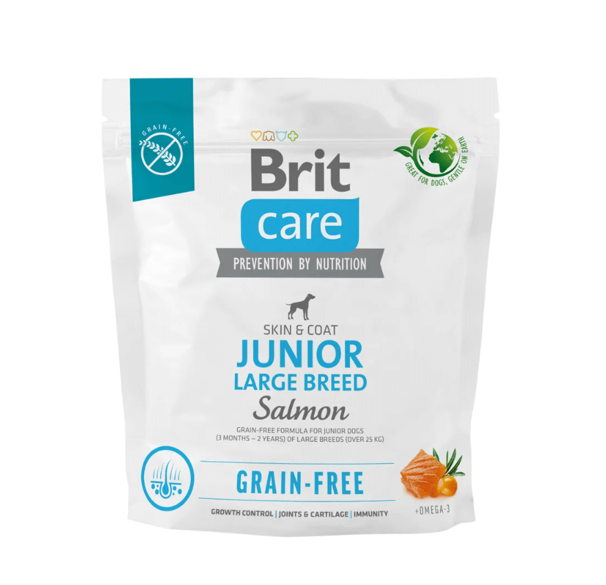 Brit Care Junior Large Salmon – karma dla szczeniąt dużych ras