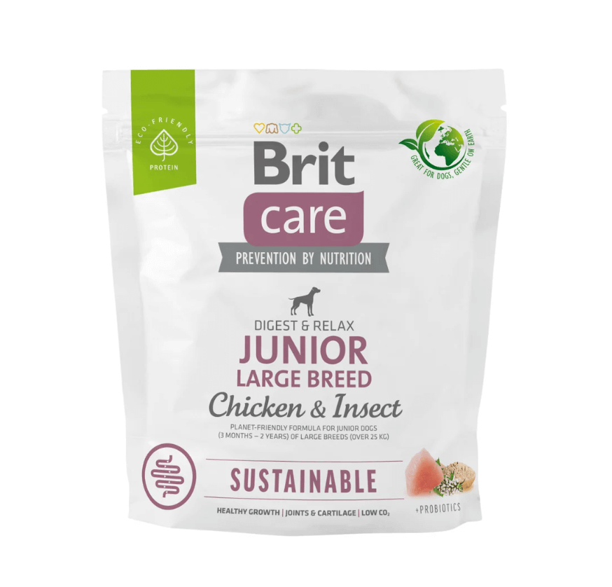 Brit Care Junior Large – kurczak i owady, zdrowy rozwój