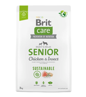 Brit Care Senior – kurczak i owady, wsparcie w dojrzałym wieku