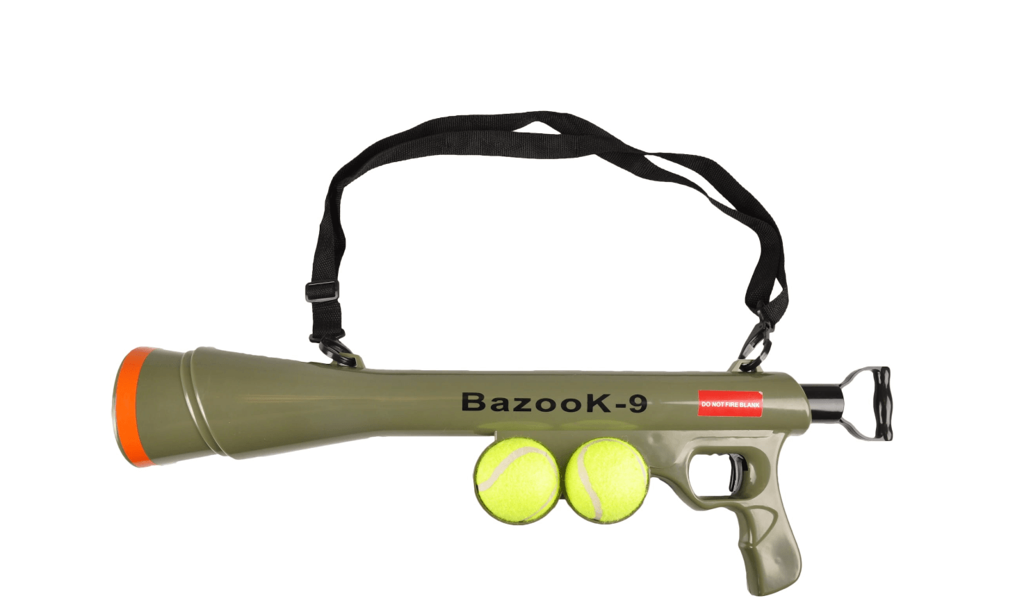 Flamingo Bazooka dla psa – wyrzutnia z 2 piłkami tenisowymi