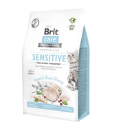 Brit Care Cat Sensitive – owady i śledź, karma dla alergików