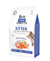 Brit Care Cat Kitten – łosoś, zdrowe trawienie i odporność