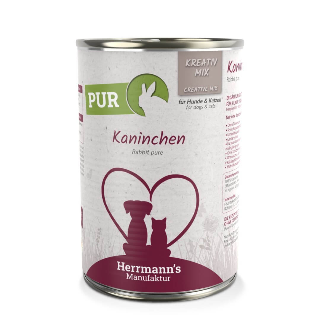 Karma mokra z królika 400g Herrmann's