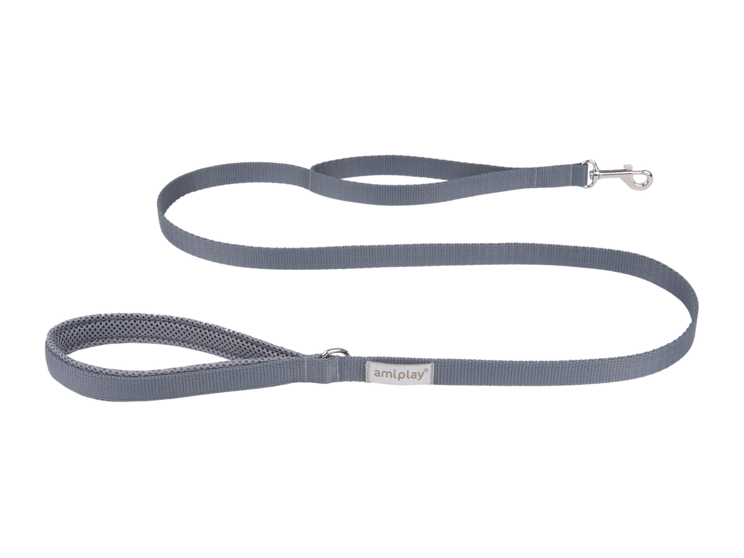 Smycz Samba Szary dla psa – 150 cm, rozmiary S–XL