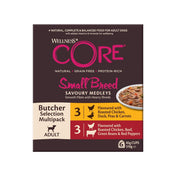 Wellness Core Butcher Multipack 6x85g – Małe Rasy