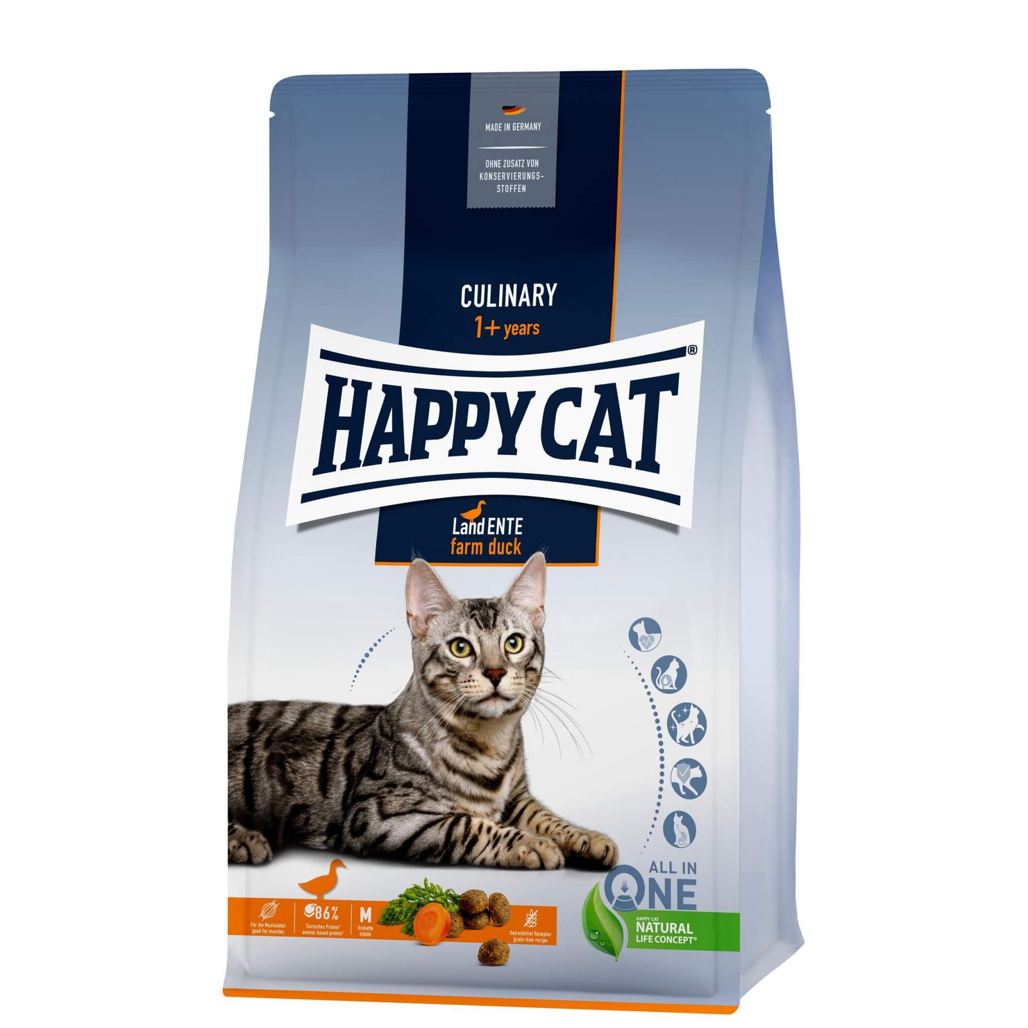Happy Cat Culinary Kaczka 4 kg – Bezzbożowa dla kota