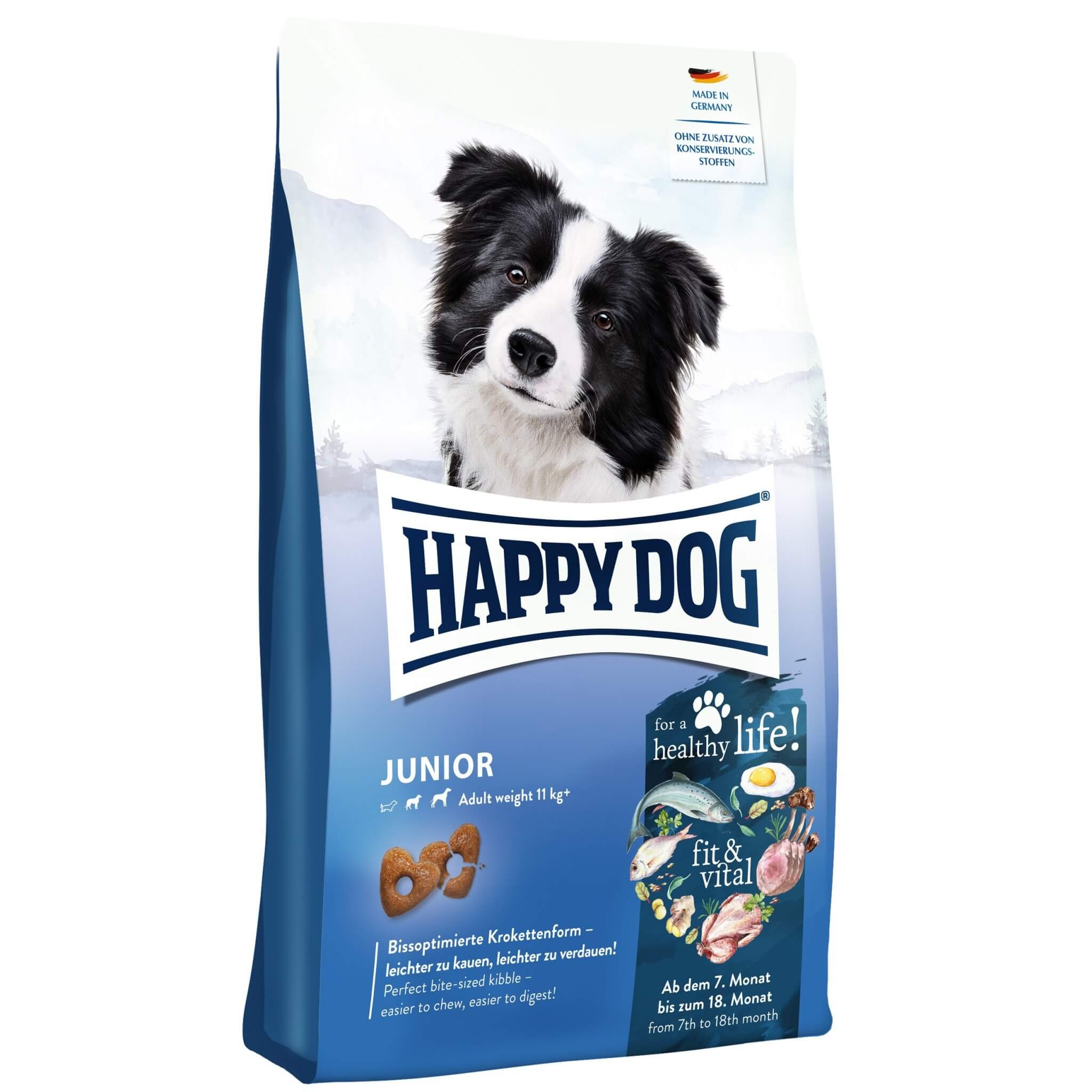 Happy Dog Junior 4kg – karma sucha dla młodych psów