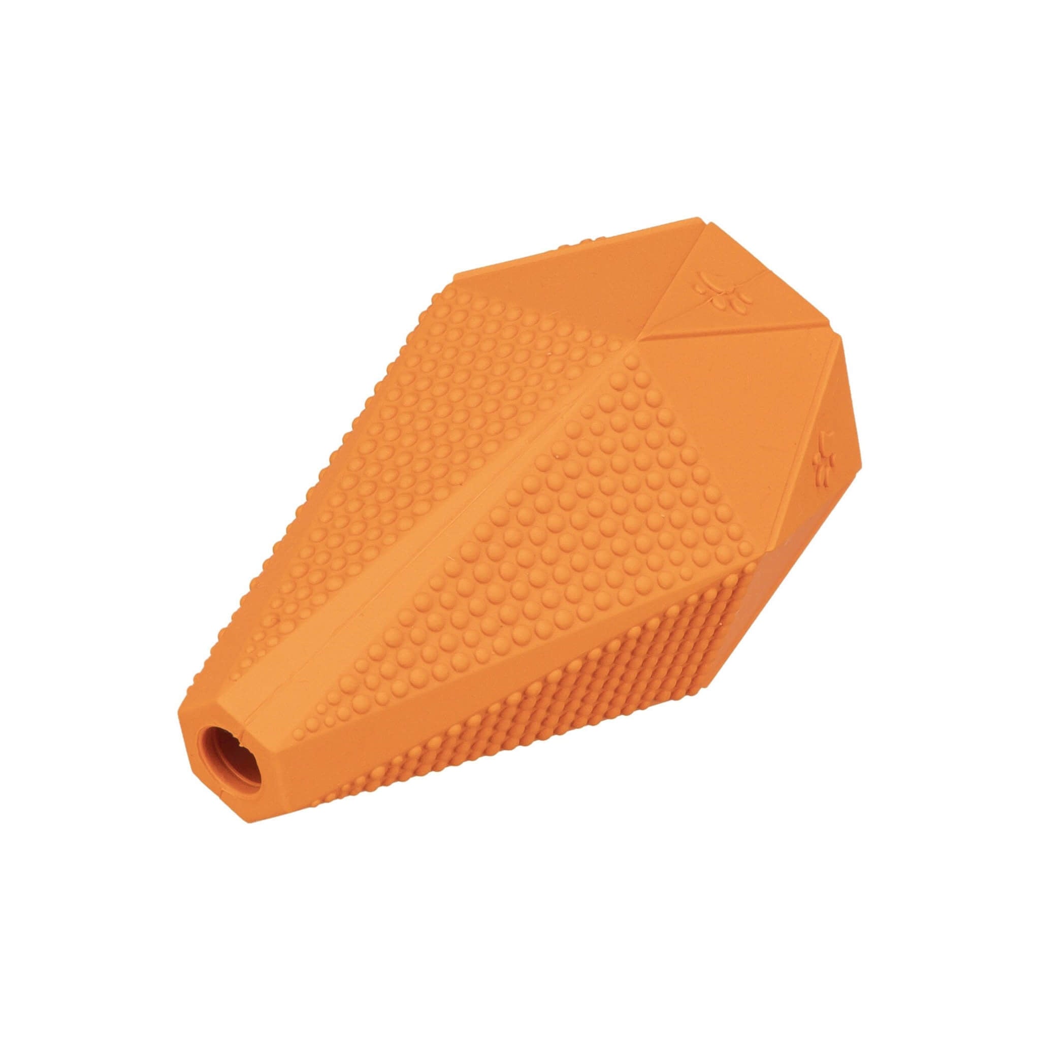 Jumper gryzak dla psa z naturalnej gumy 12 cm – pomarańczowy