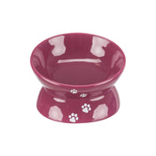 Miska ceramiczna dla kota, purpurowa, 0.15 l, ø 13 cm