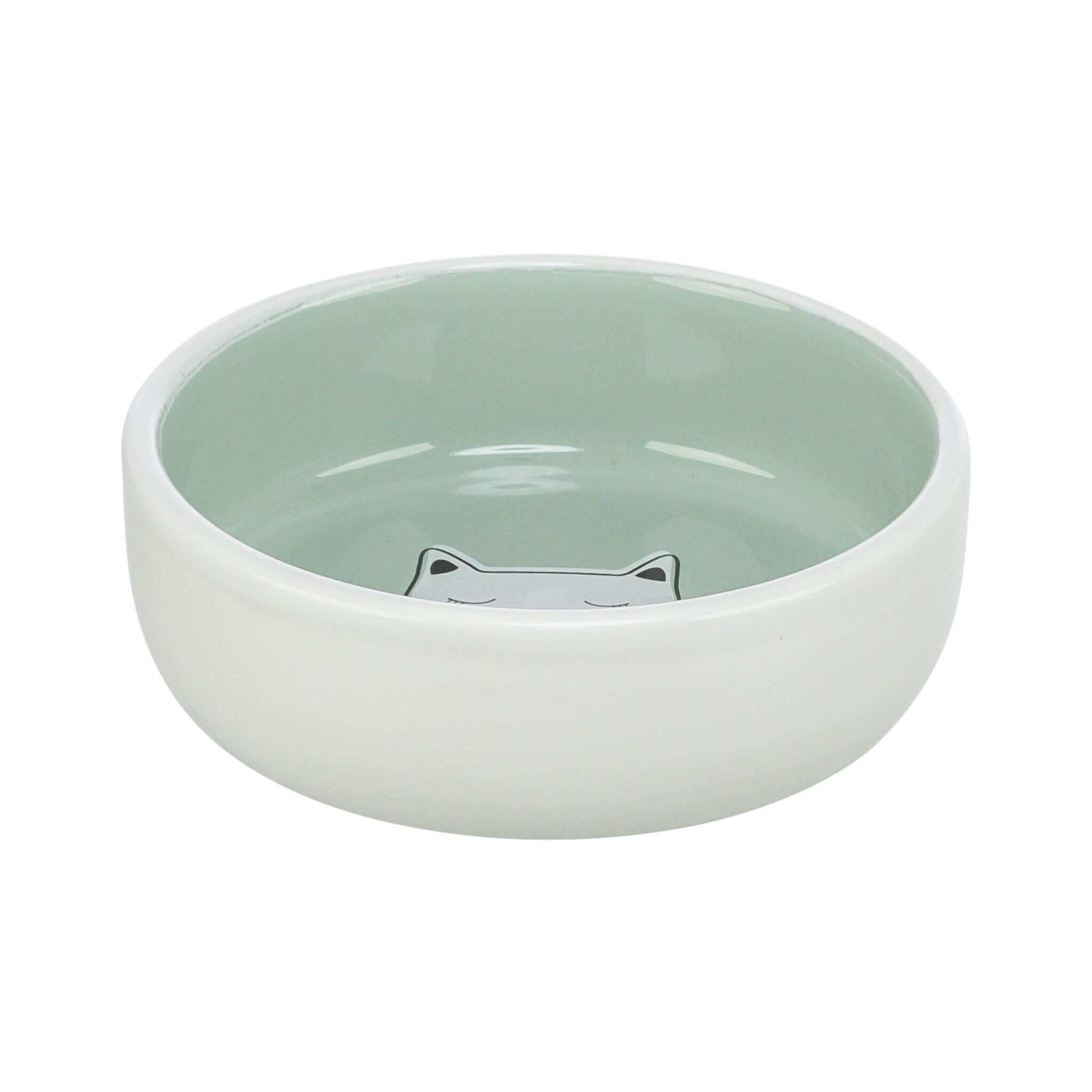 Ceramiczna miska dla kota 0,3 l z grafiką – 13 cm
