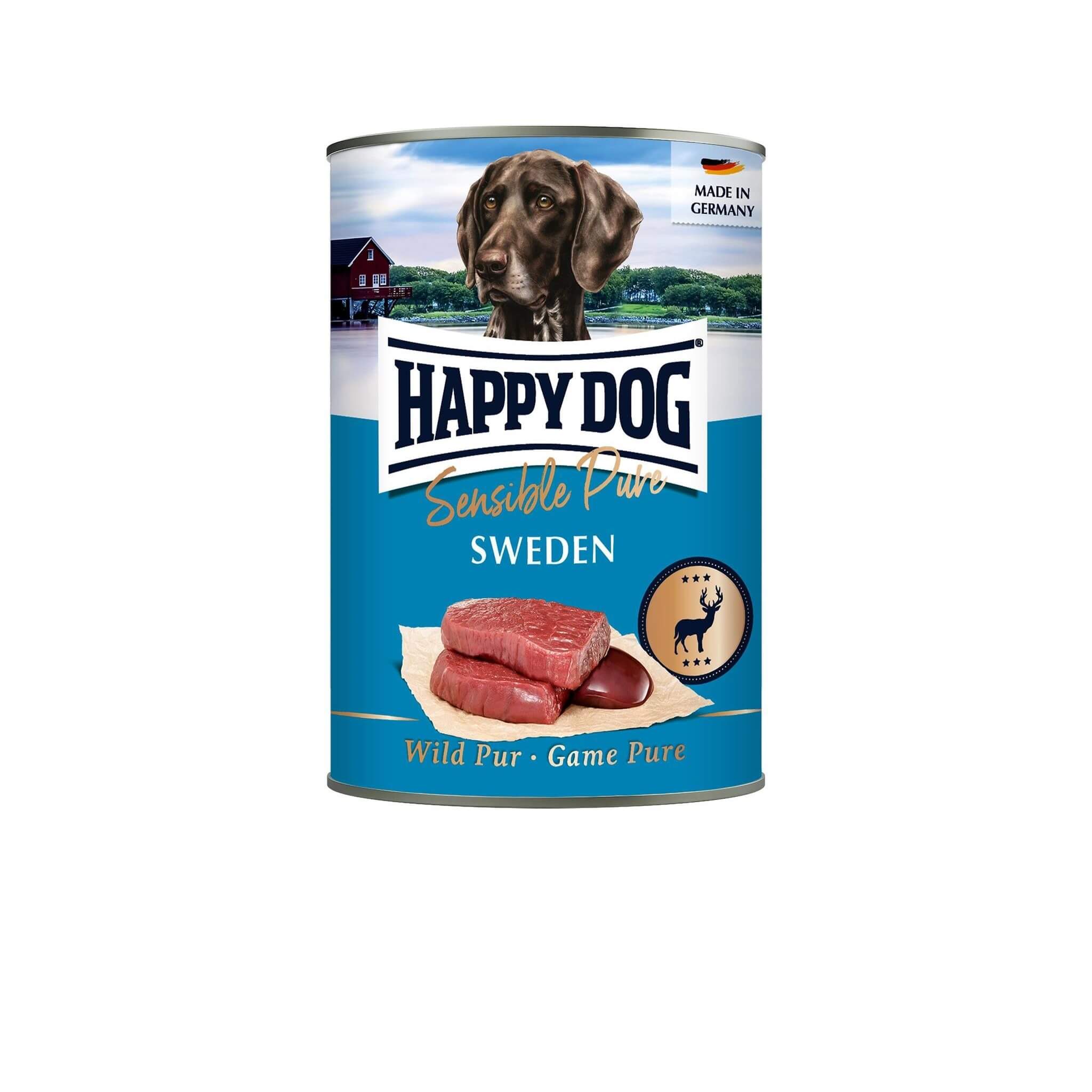 Happy Dog Pure Sweden Dziczyzna 400g – Mokra Karma