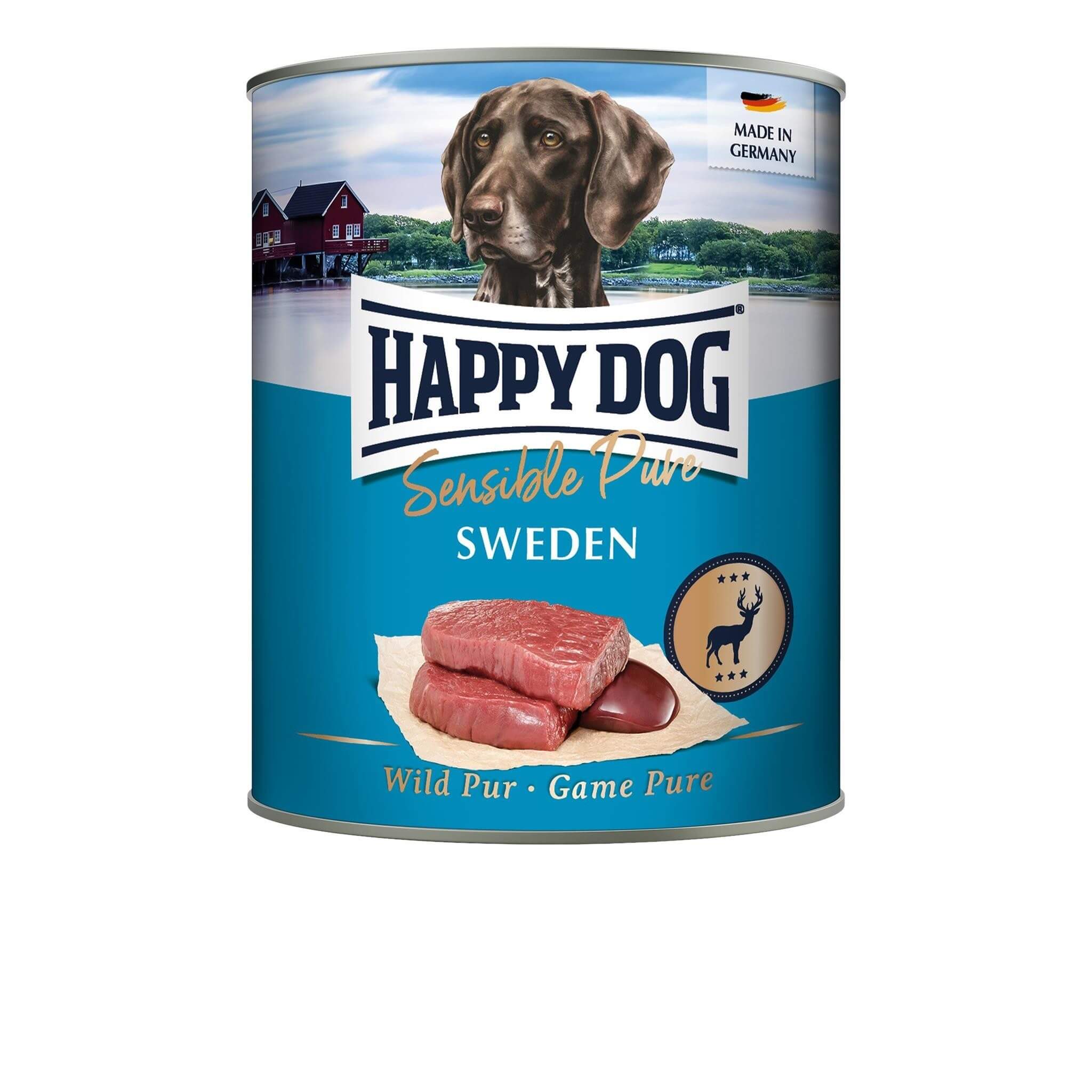 Happy Dog Pure Sweden Dziczyzna 800g – Mokra Karma