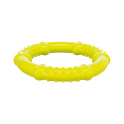 Ringo gumowe dla psa 16 cm – pływające, limonkowe