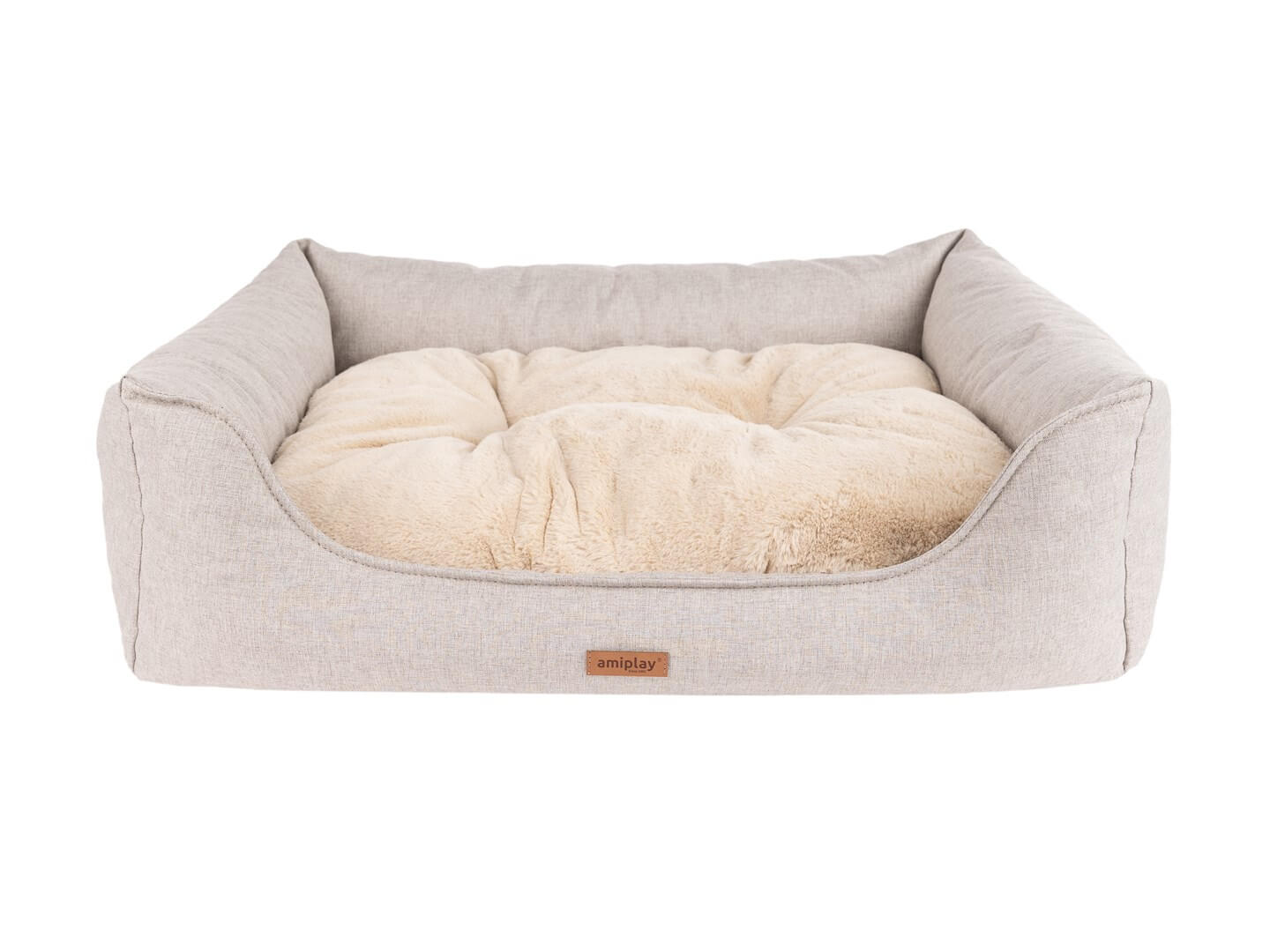 Sofa Como dla psa – stylowe legowisko Beżowy