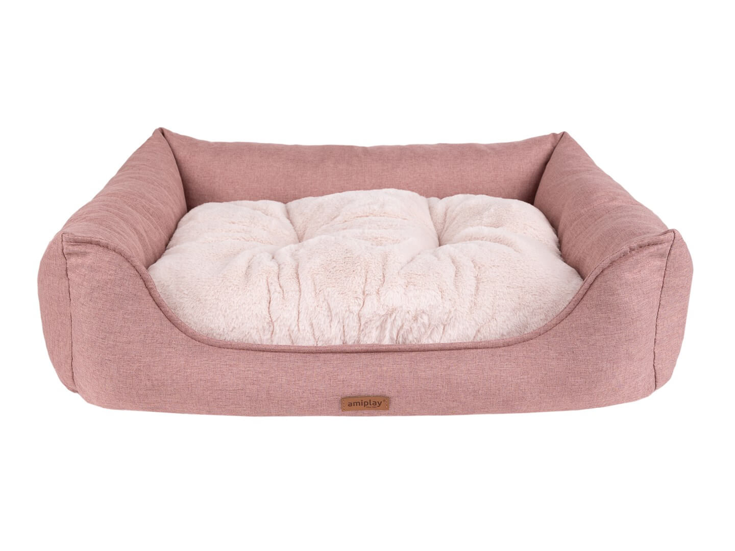 Sofa Como dla psa – stylowe legowisko Różowy