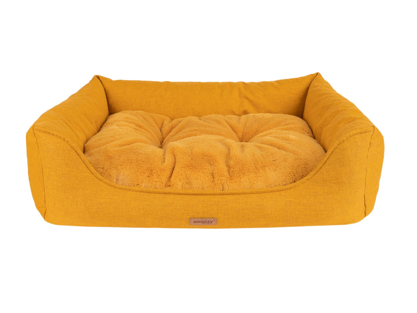 Sofa Como dla psa – stylowe legowisko Żółty