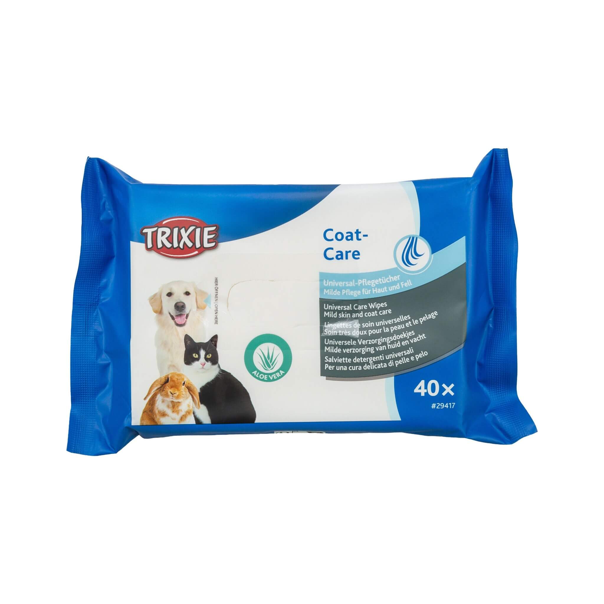 Trixie chusteczki do oczu z aloesem 40 szt.